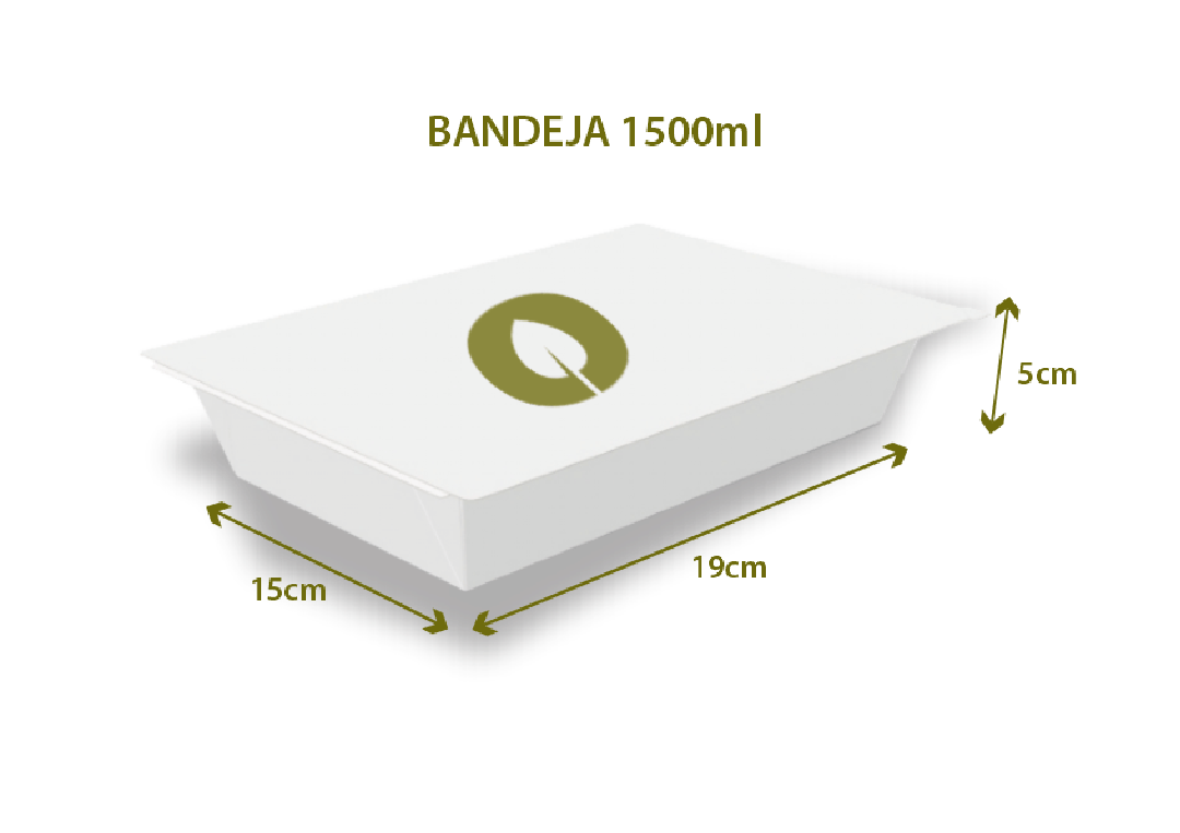 Bandeja Selada - 1500ml