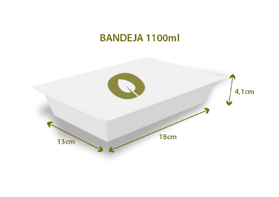 Bandeja Selada - 1100ml