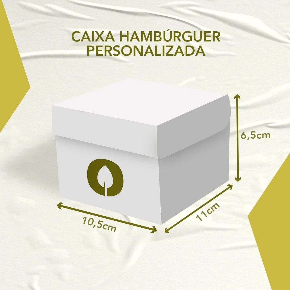 Caixa Hambúrguer Personalizada